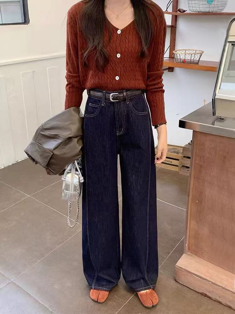 （芳芳）扣号链接看到什么就是什么春季新款时尚品牌牛仔裤