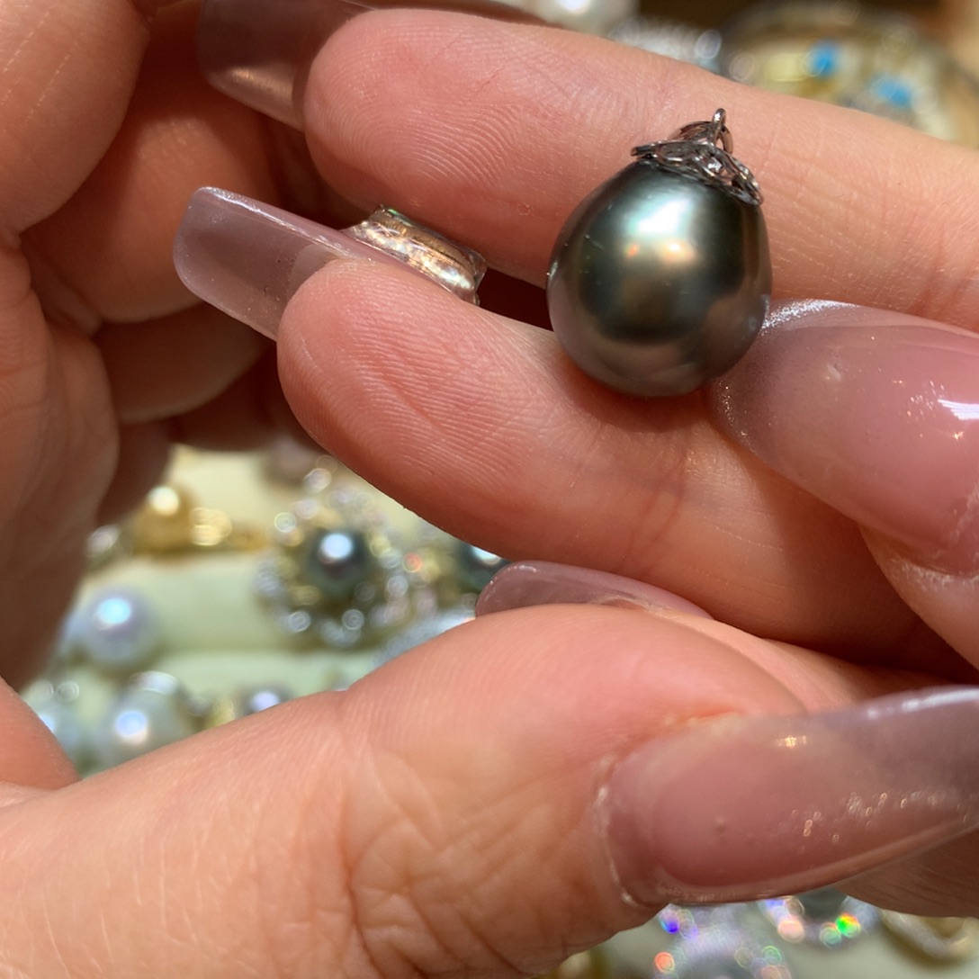 海水珍珠颈饰14K金镶嵌