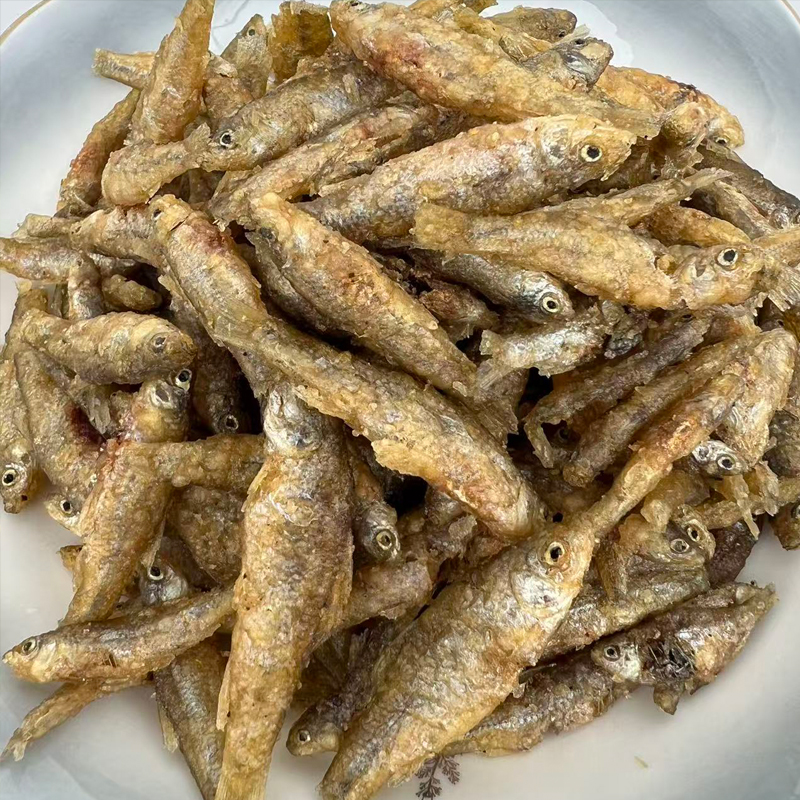 3两油炸麦穗鱼无盐小杂鱼