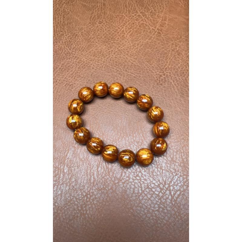 非金属木质手链 QL56金丝手串（无礼盒）