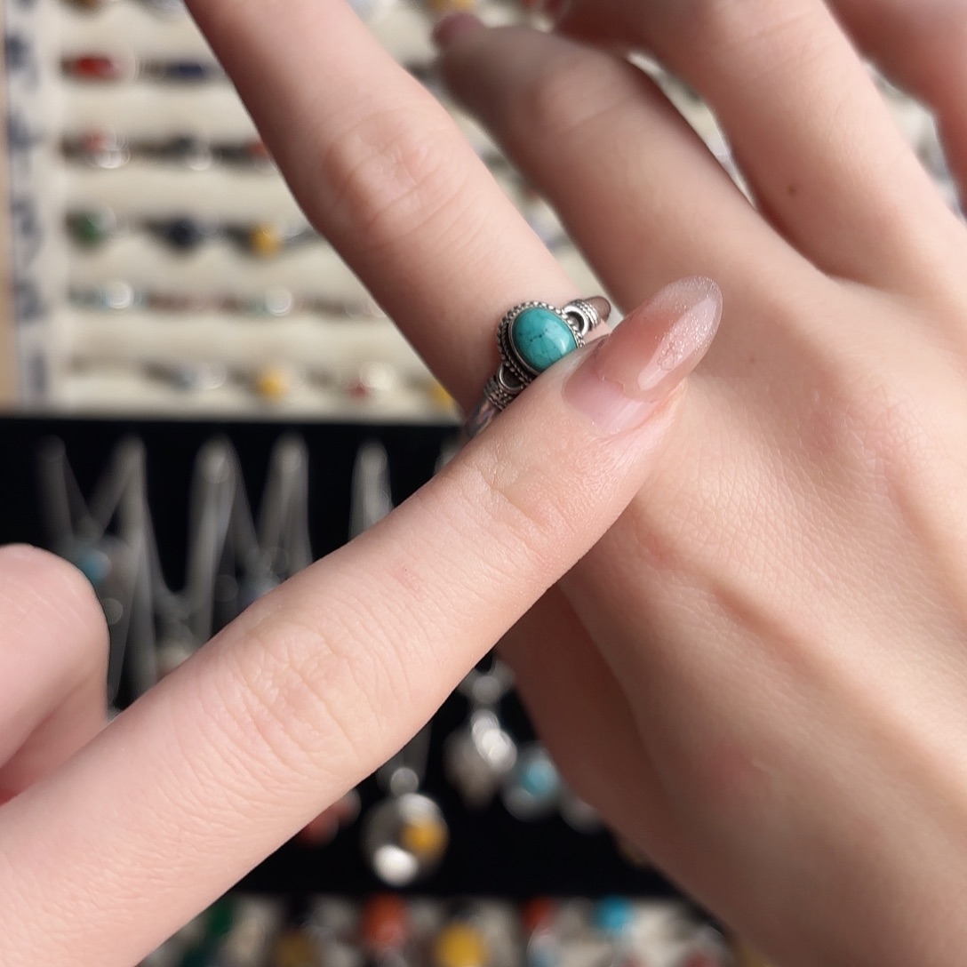 925银925银绿戒指