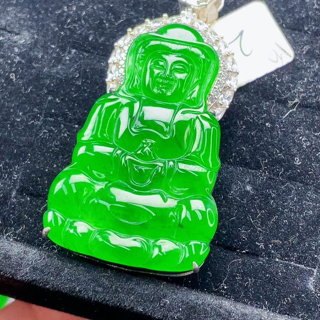 翡翠未镶嵌颈饰222