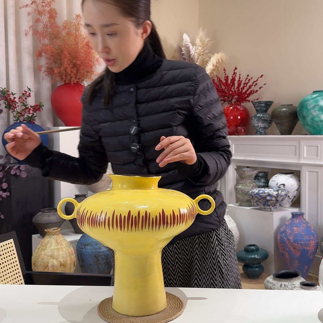 摆件景德镇陶瓷花瓶