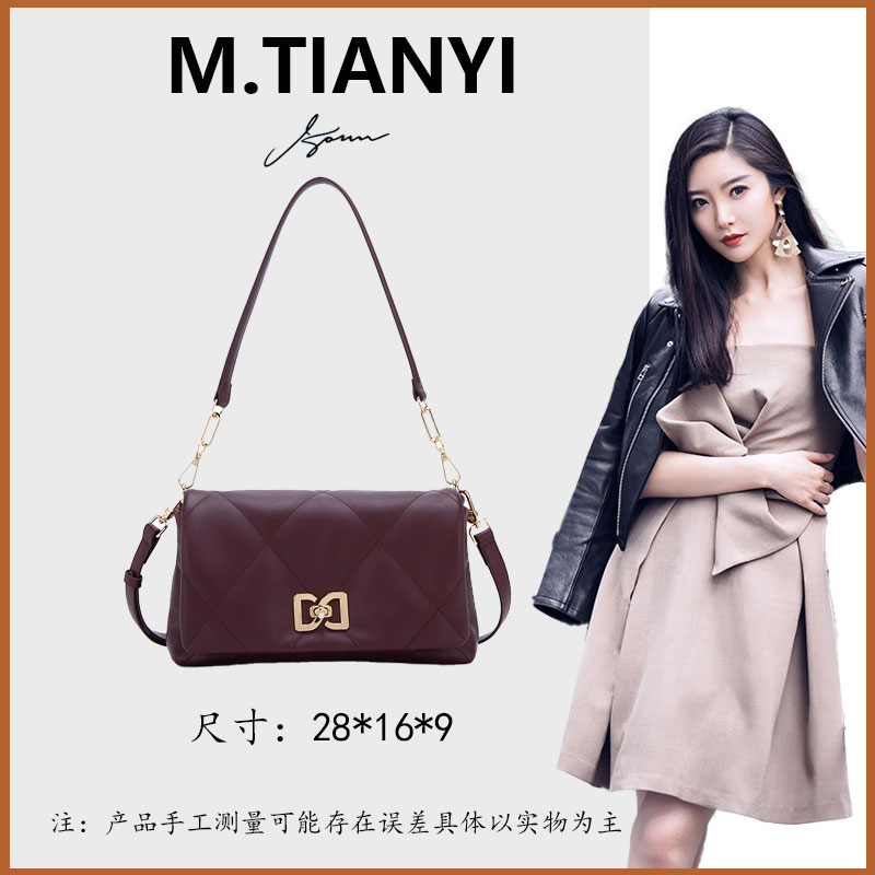 【镇店之宝】BF-68369-帝国红 轻奢高级韩版单肩潮流时尚简约女包