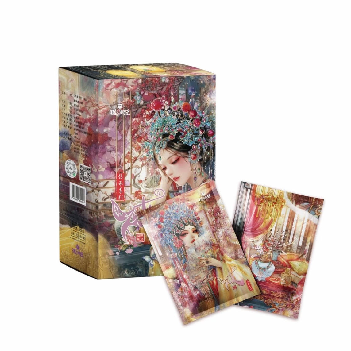 遇见潮玩×戏 精美国风收藏卡牌 古风潮玩盲盒 默认代拆