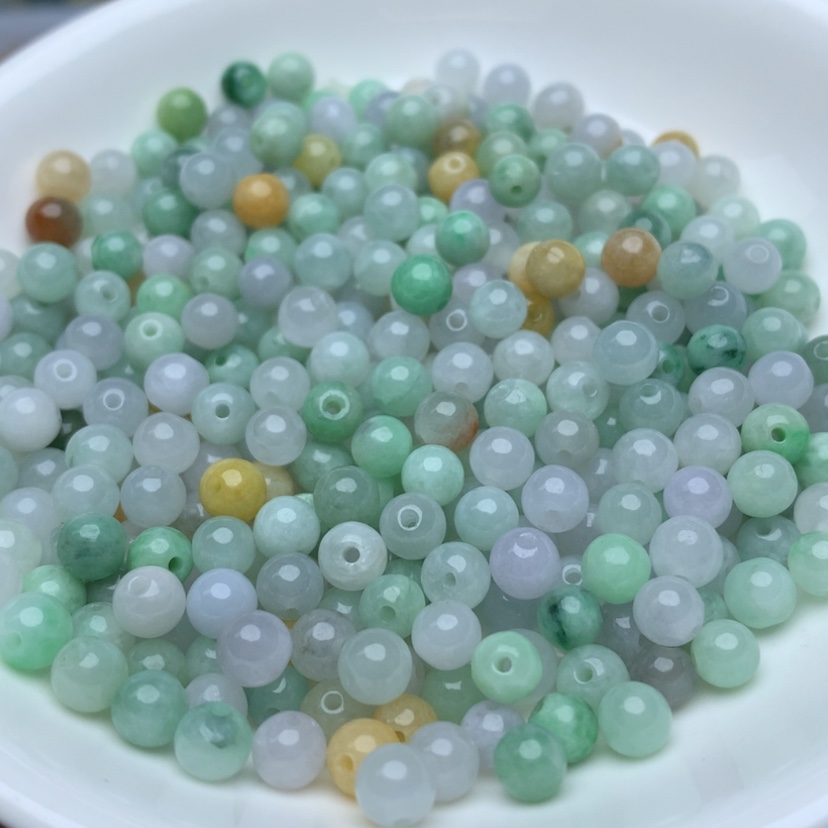 【闪购商品】翡翠手链未镶嵌卡5冰三彩50个