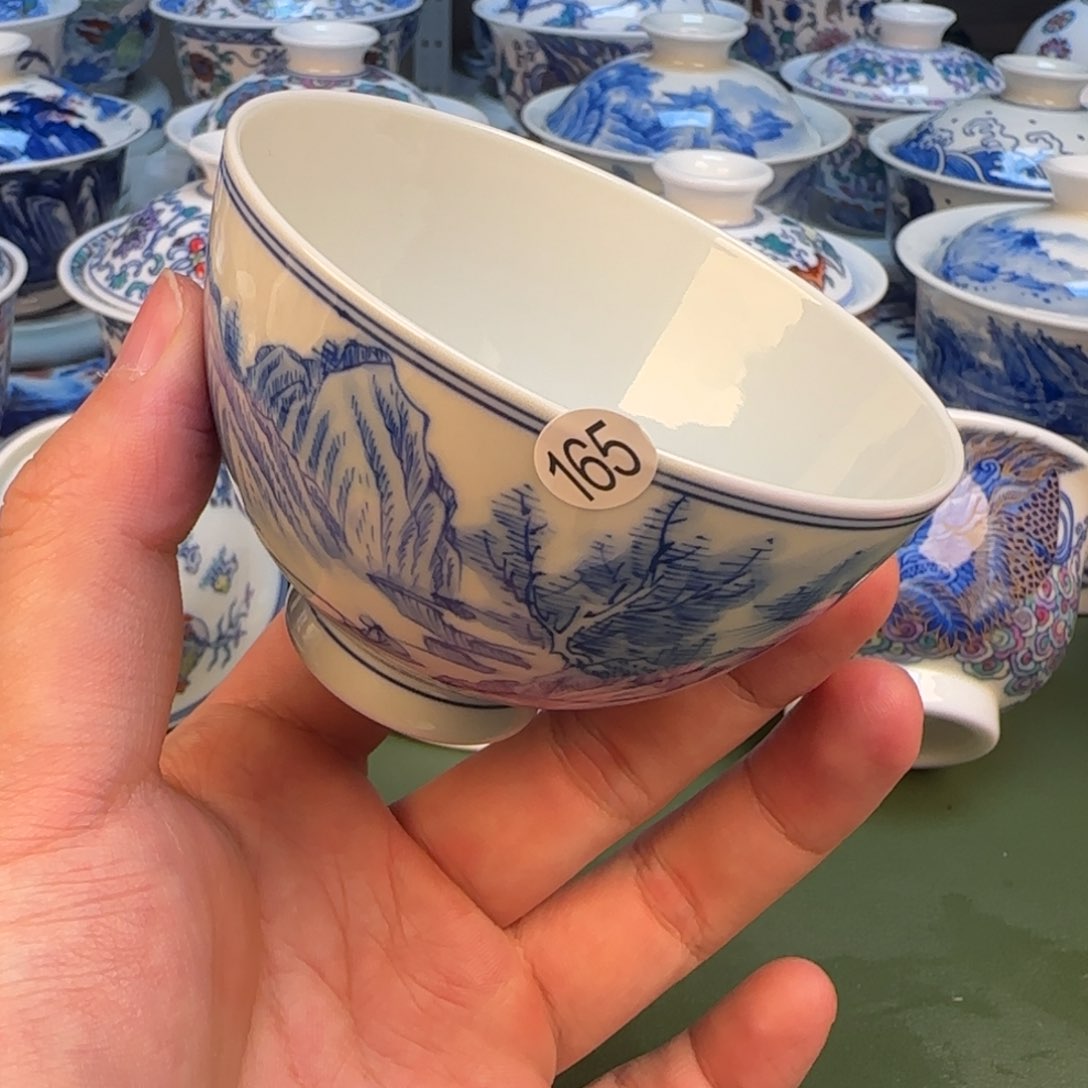 彦祖纯手工手绘茶具165