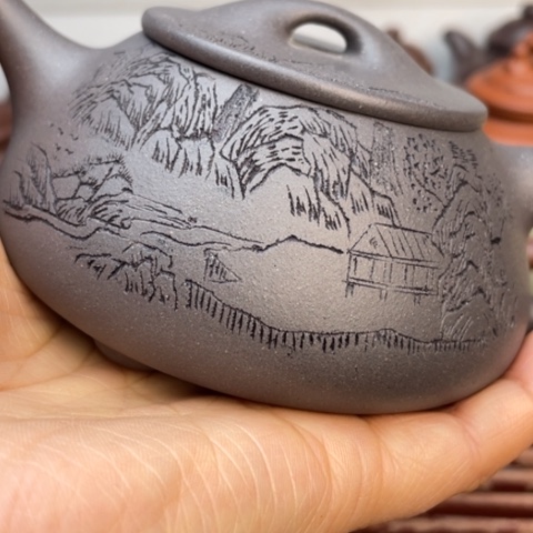 紫砂茶壶独**头紫砂壶半手工