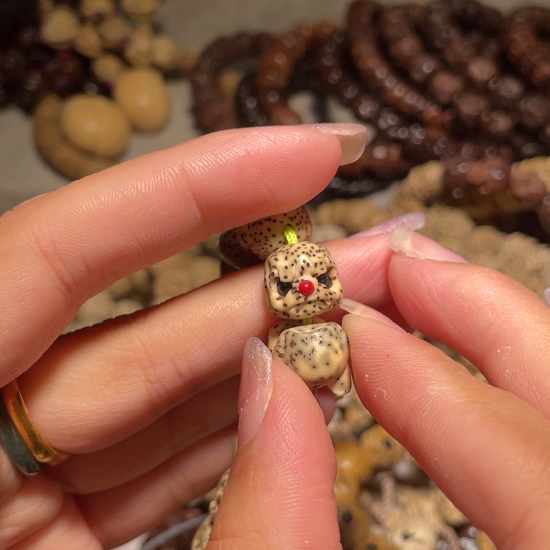 星月菩提吊坠小丑呆一套原生态