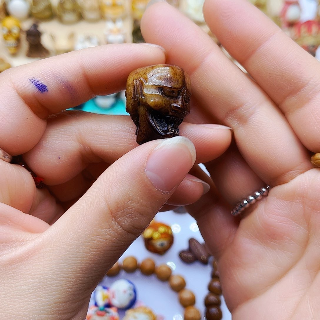 鹿骨手串/手链手工雕刻配饰