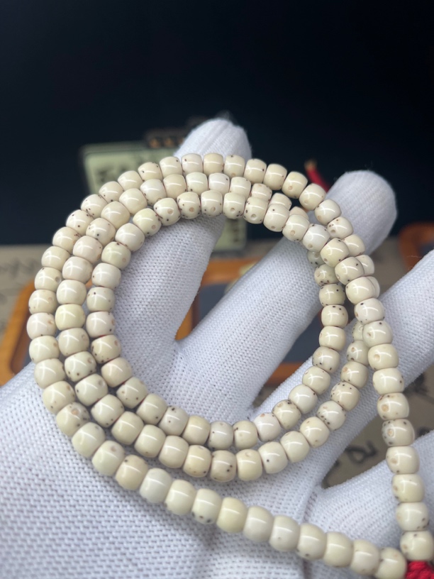 星月菩提6✖️5骨瓷白108