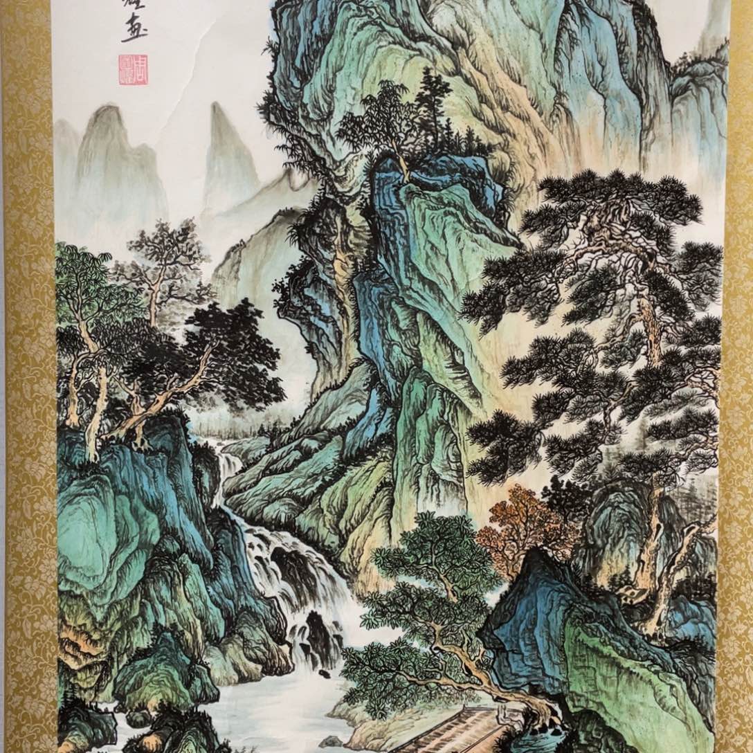 国画老师手绘作品w