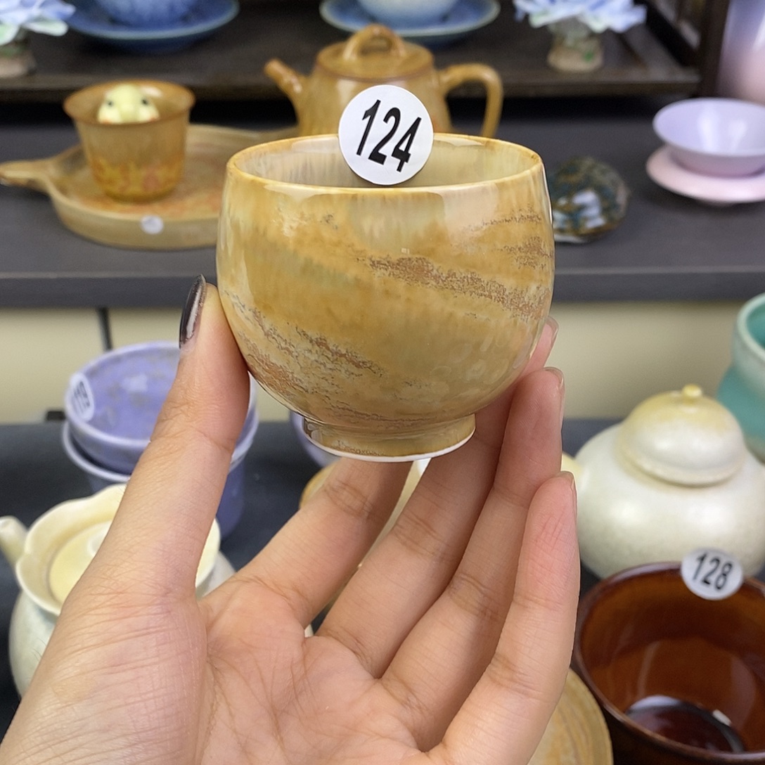 景德镇高温颜色釉茶杯