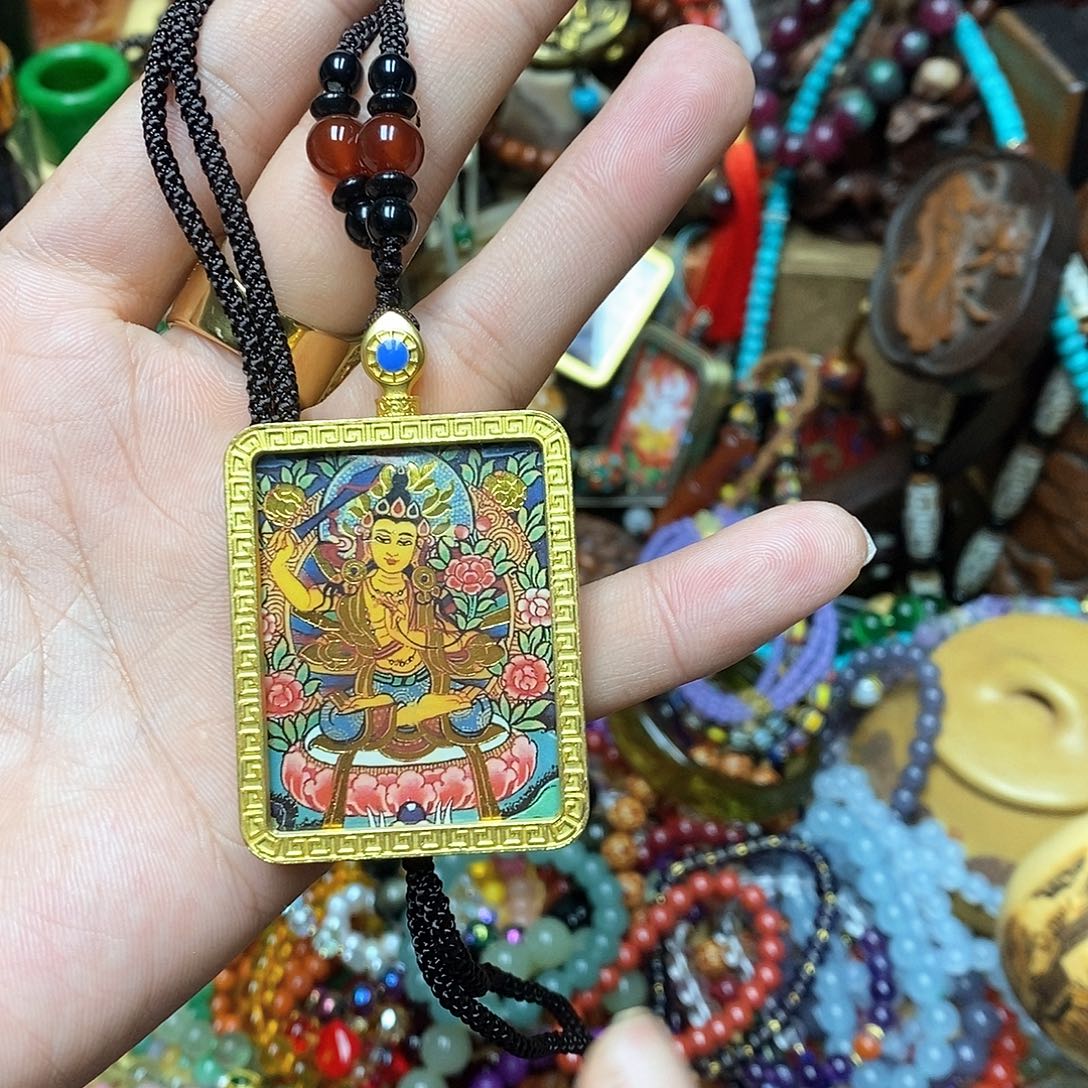 滴血莲花菩提吊坠