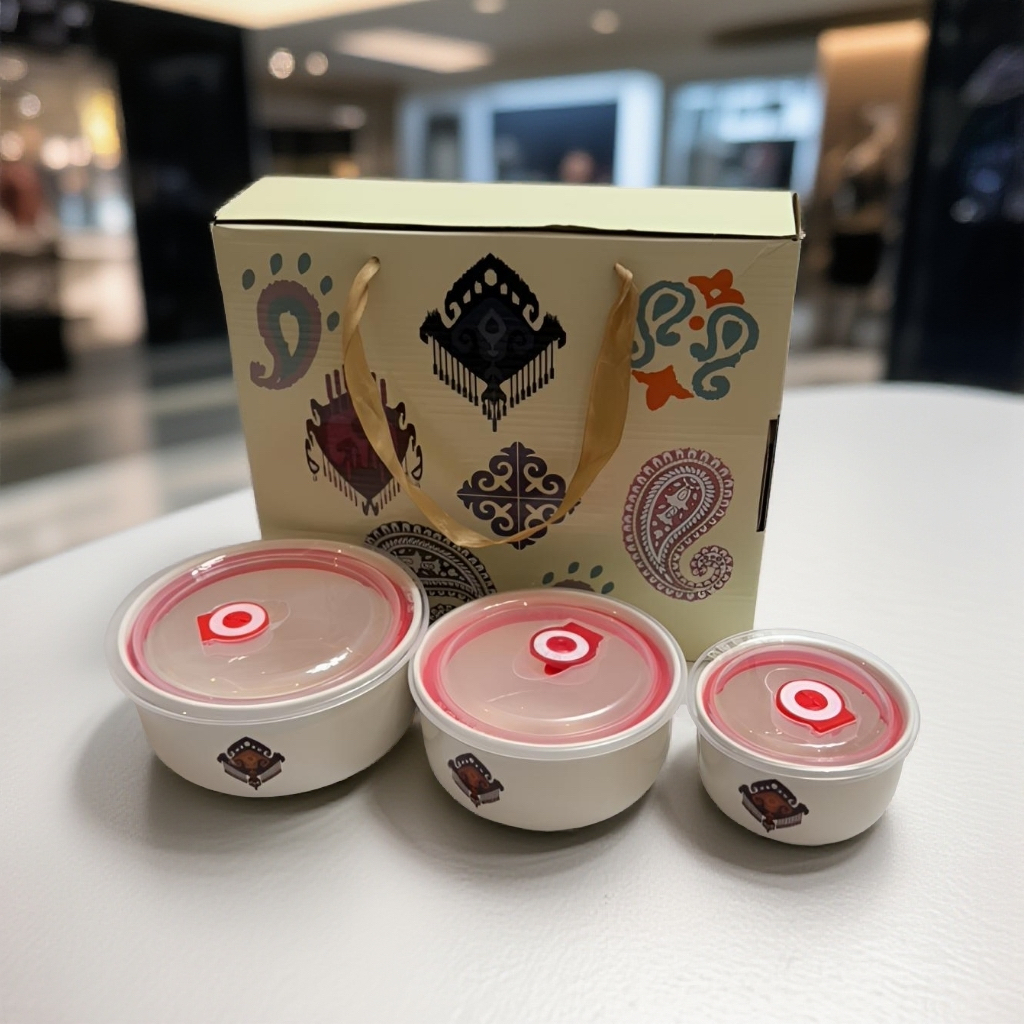 【新疆包邮】塑料小麦秸秆密封保鲜带盖家用冰箱微波炉保陶瓷碗