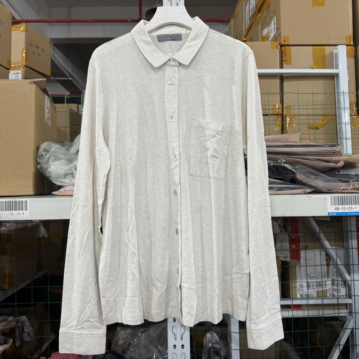 32黛  棉莫代尔居家服衬衣H000158