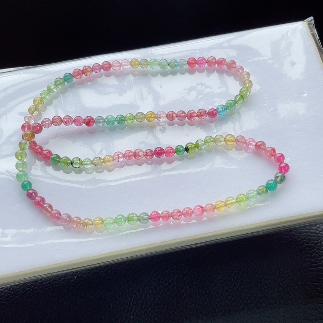 未镶嵌手链碧玺5.3mm左右