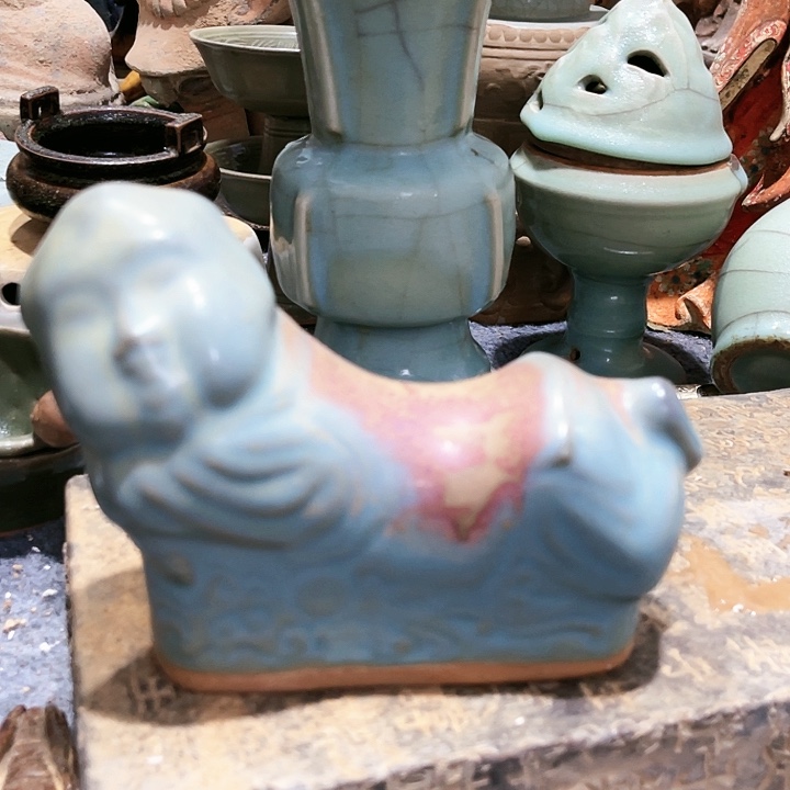 瓦当摆件摆件茶桌茶台陶瓷
