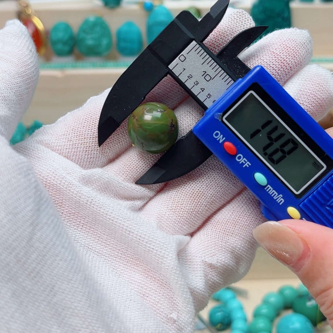 绿松石圆珠未镶嵌