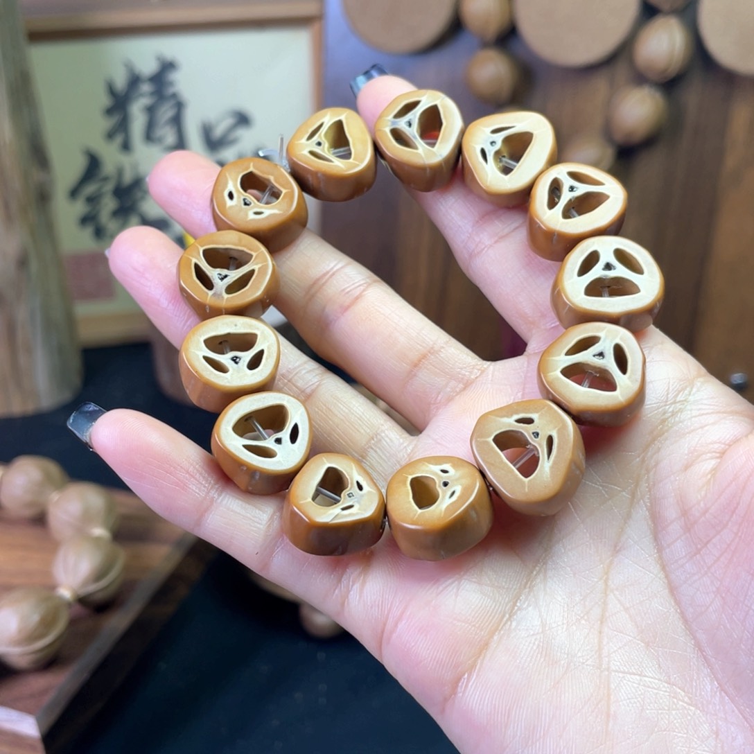 橄榄核手串/手链18.8梅林铁核