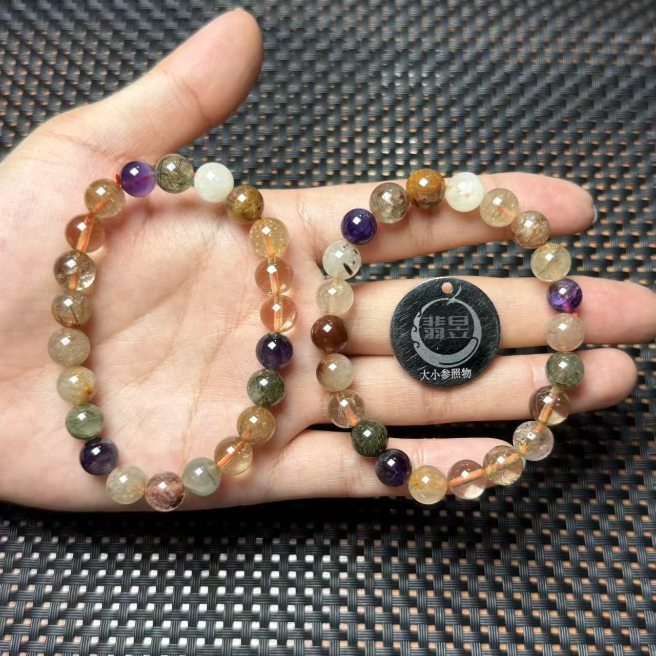 37208T27-3N16水晶手串/约8+/约20颗-多样性/发一件