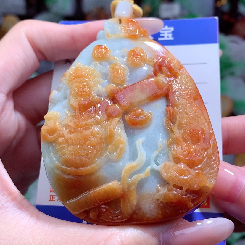 【闪购商品】翡翠颈饰未镶嵌挂件