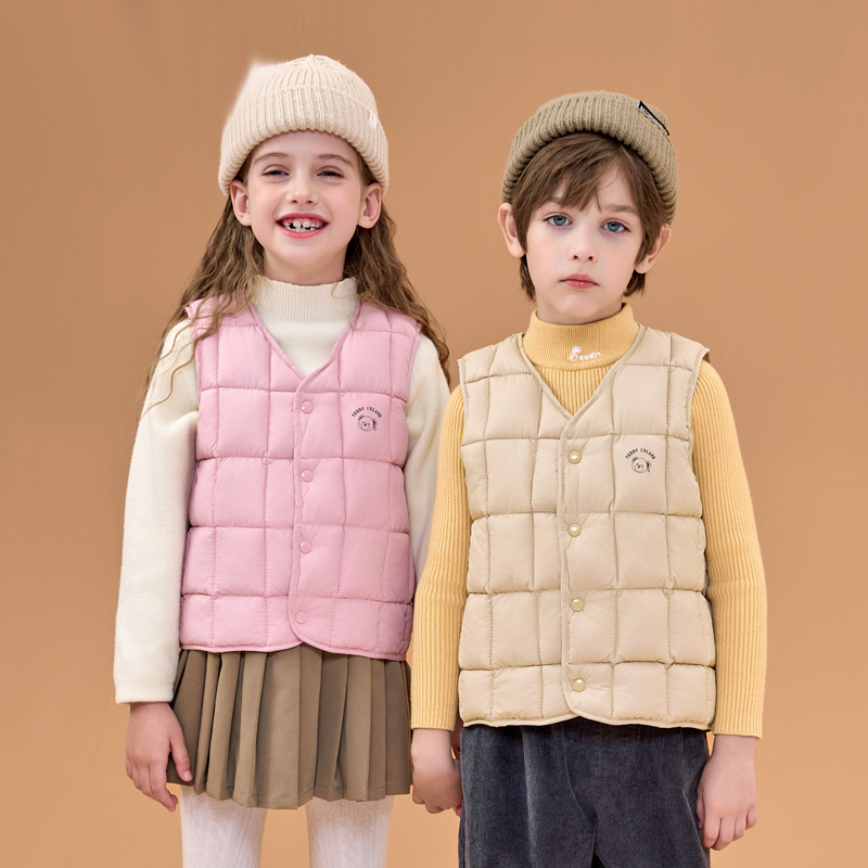 【乐宝清货】【全现货+运费险】儿童背心宝宝保暖马甲春秋冬童装T520