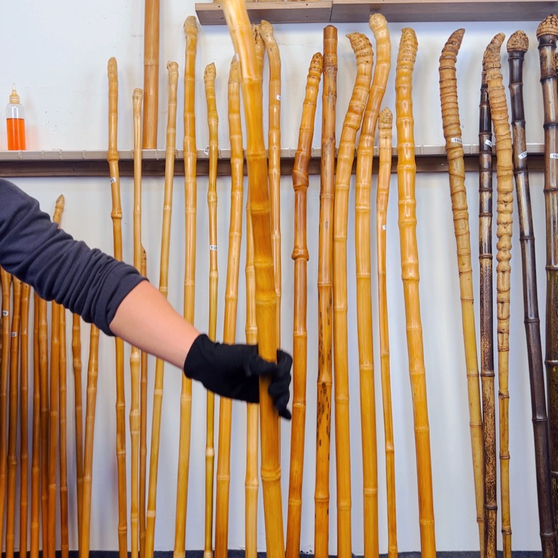 1396玉竹登山杖手持拐棍