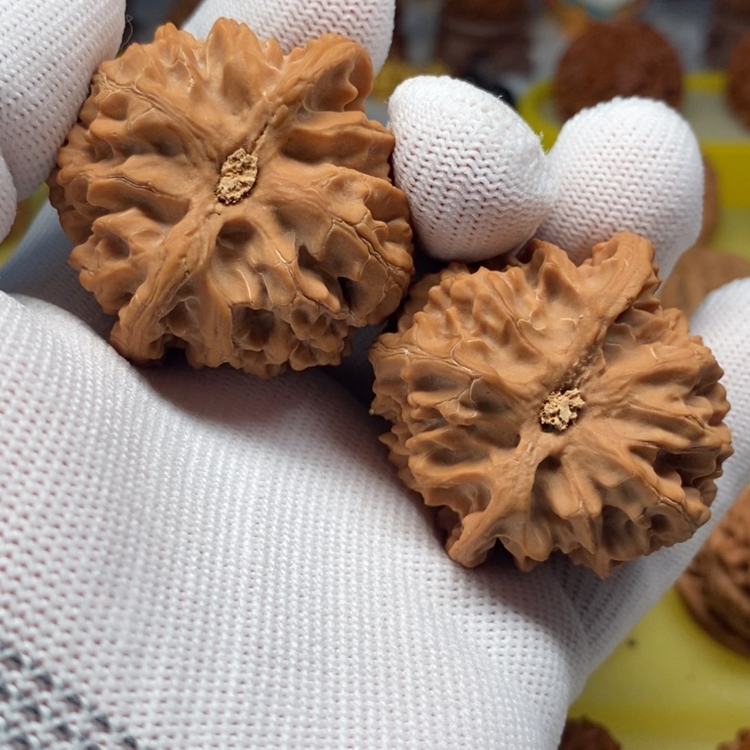 九***室把件文玩核桃苹果狮子头