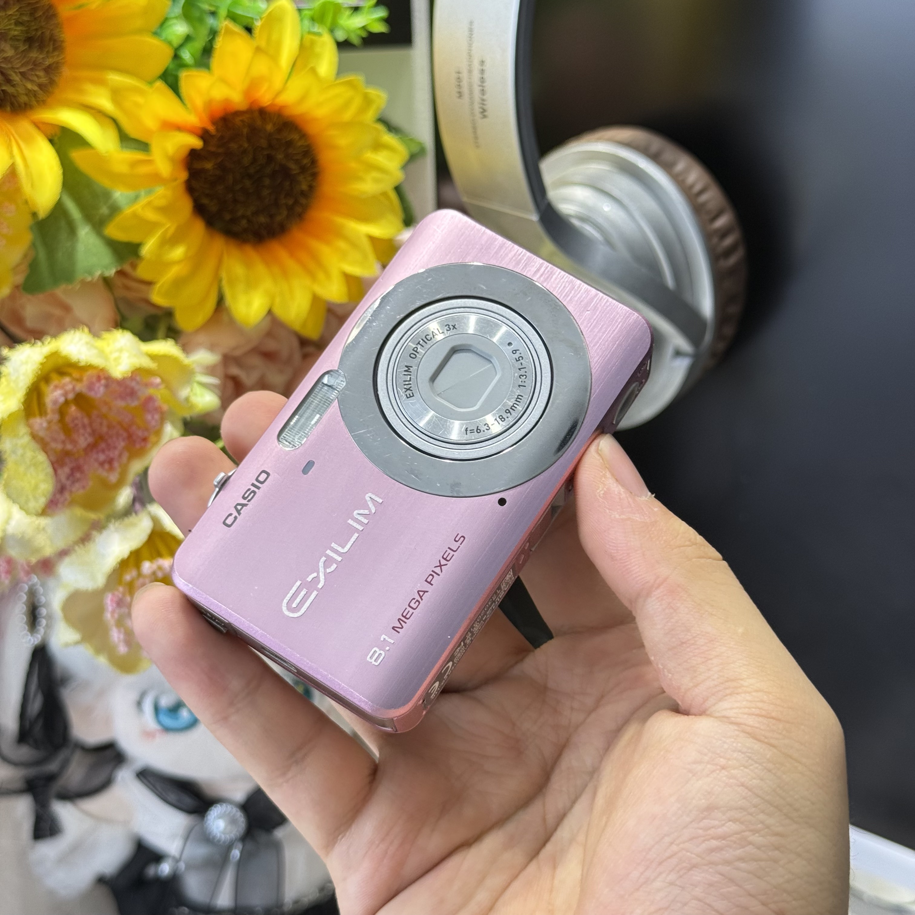 9新 Casio/卡西欧 卡西欧z90樱花粉冷白皮色彩感好滤镜多 带配件