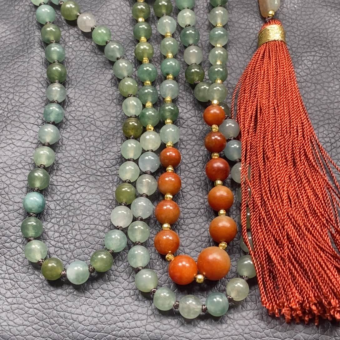 翡翠项链未镶嵌玉**哥