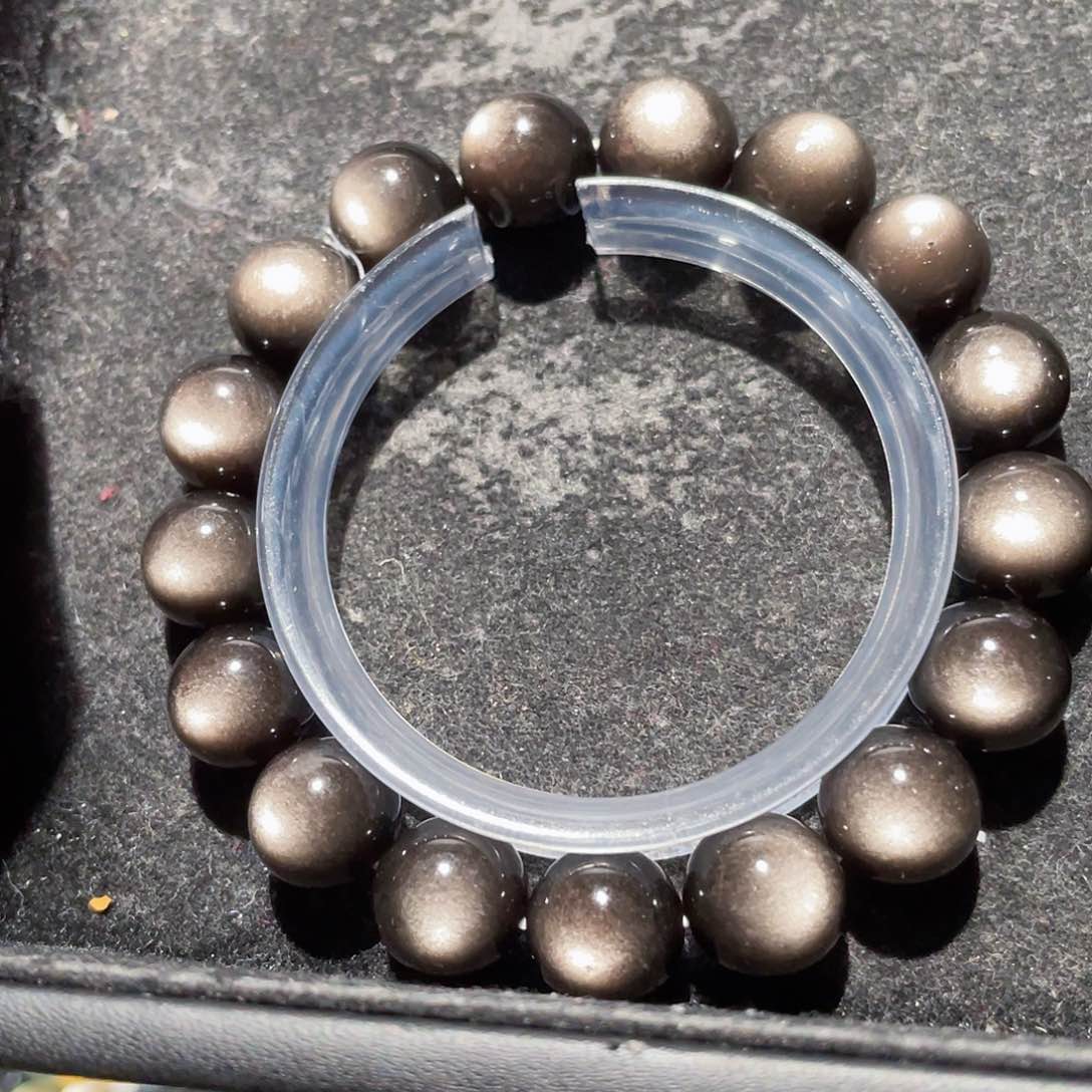 黑曜岩手链未镶嵌X*y