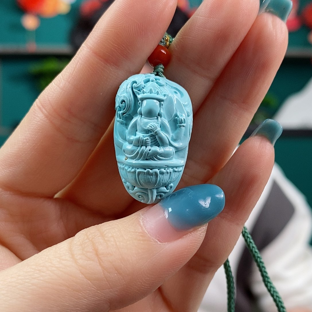 绿松石珠宝奇石未镶嵌