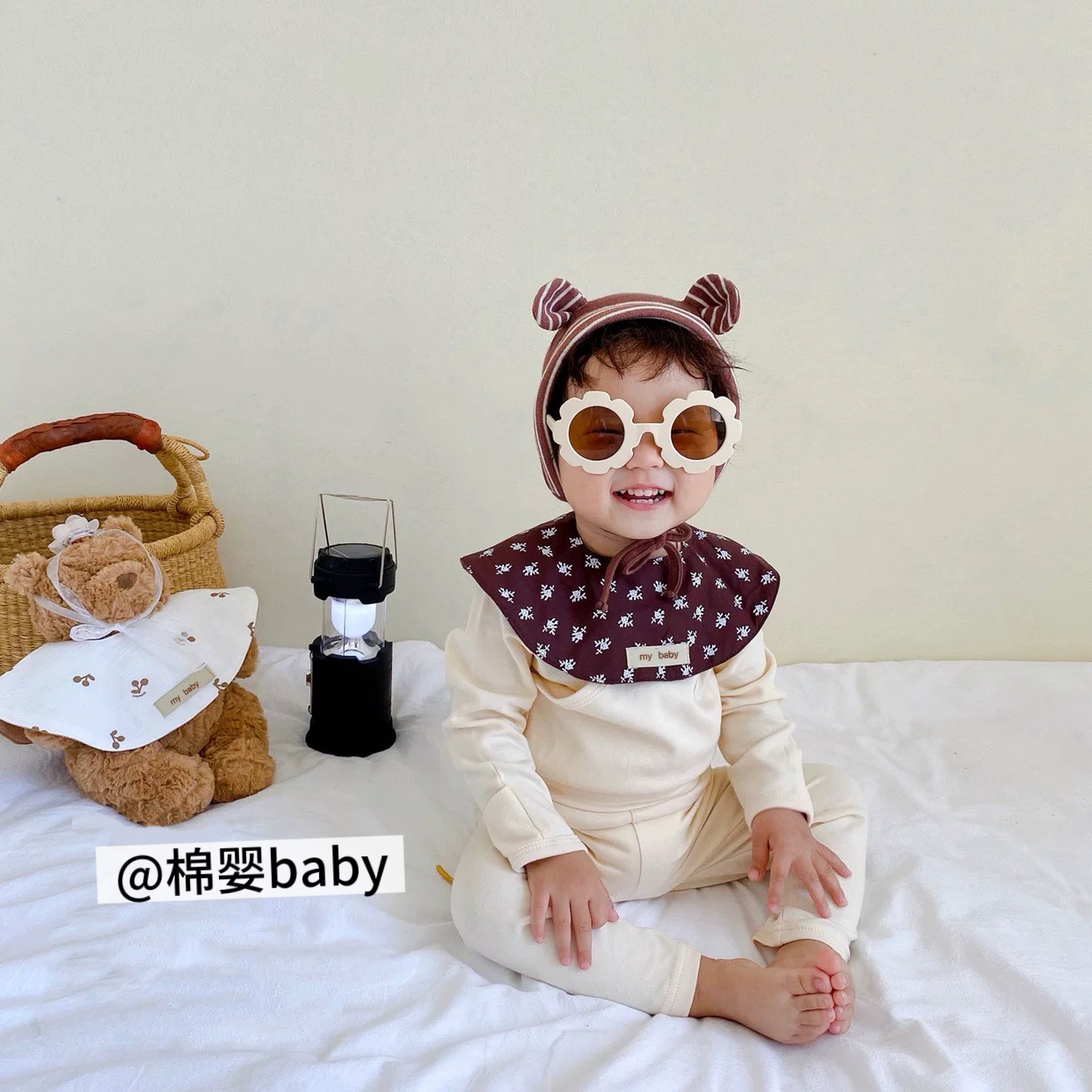 【棉婴baby】纯棉手作自制款 细节拉满 A类纯棉柔软宝宝围嘴口水巾