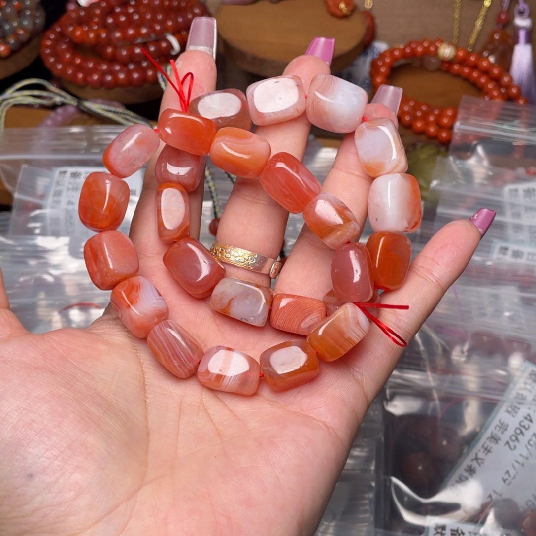 未镶嵌手链南红玛瑙