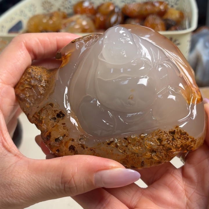 玛瑙/玉髓未镶嵌吊坠(不含链)