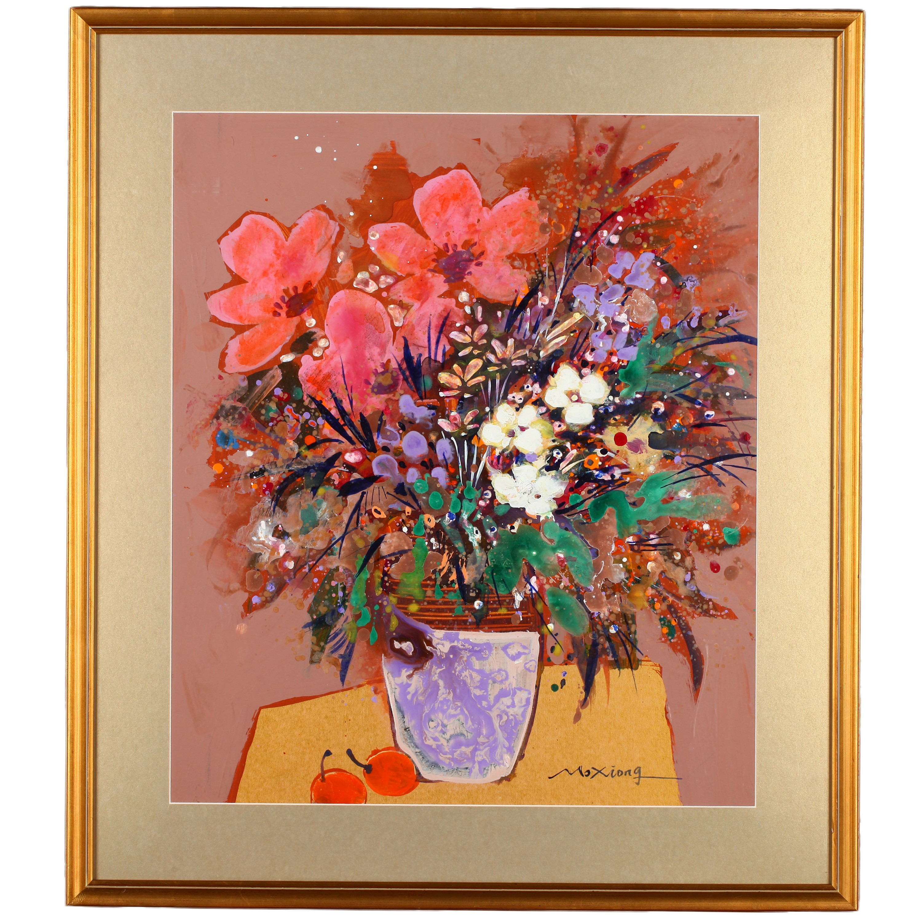 9055、莫雄 瓶花【90拍卖】