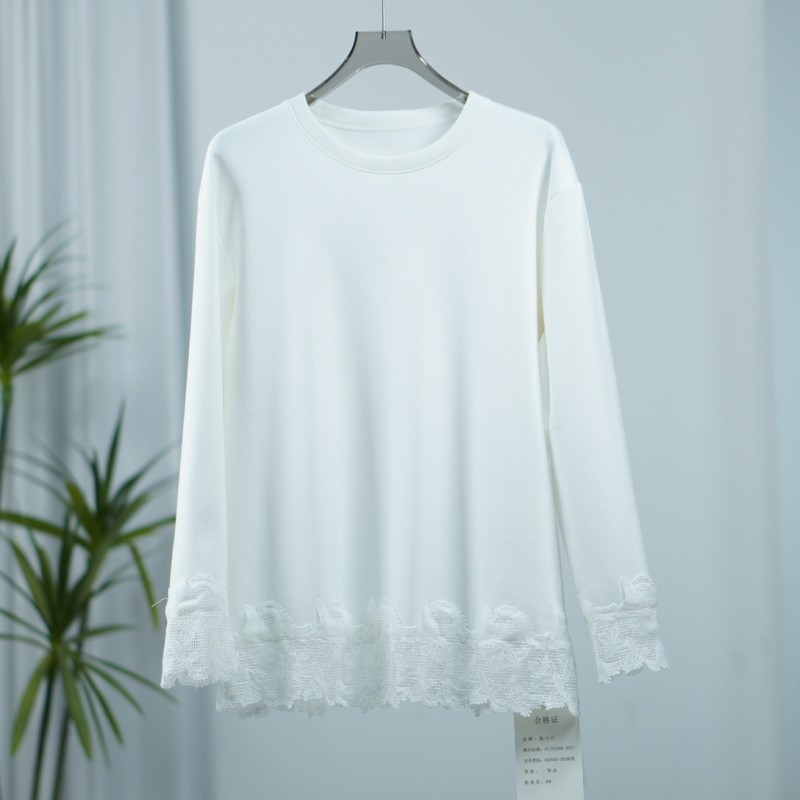 PO-617  女装时尚撤柜打底卫衣白色