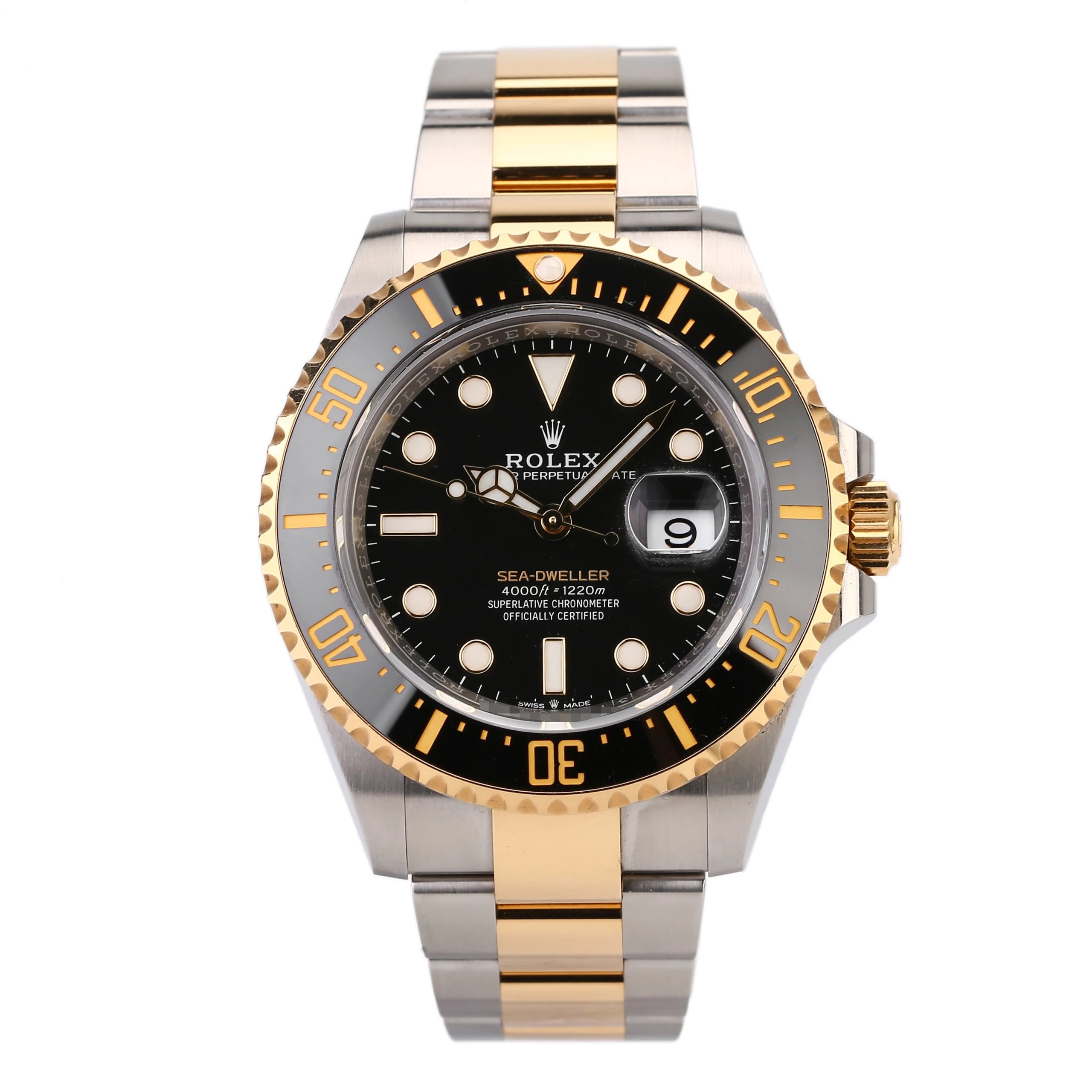 95新 Rolex/劳力士 礼尚往来21年126603劳力士间金海使男表12K40