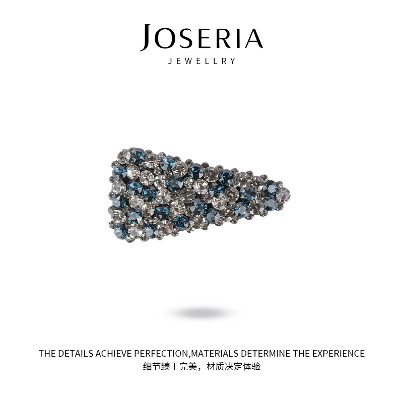 韩国水钻侧边发夹钻精致掰掰夹FJ0212