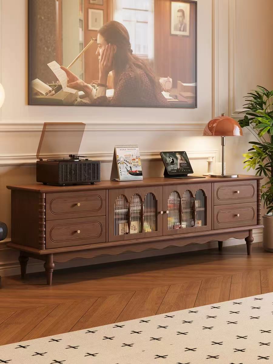 中古里电视柜斗柜组合中古风茶几霍格沃茨翻斗柜组合11