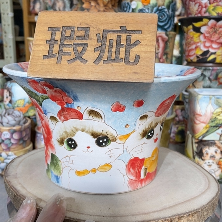 红陶景德镇艺术手绘作品