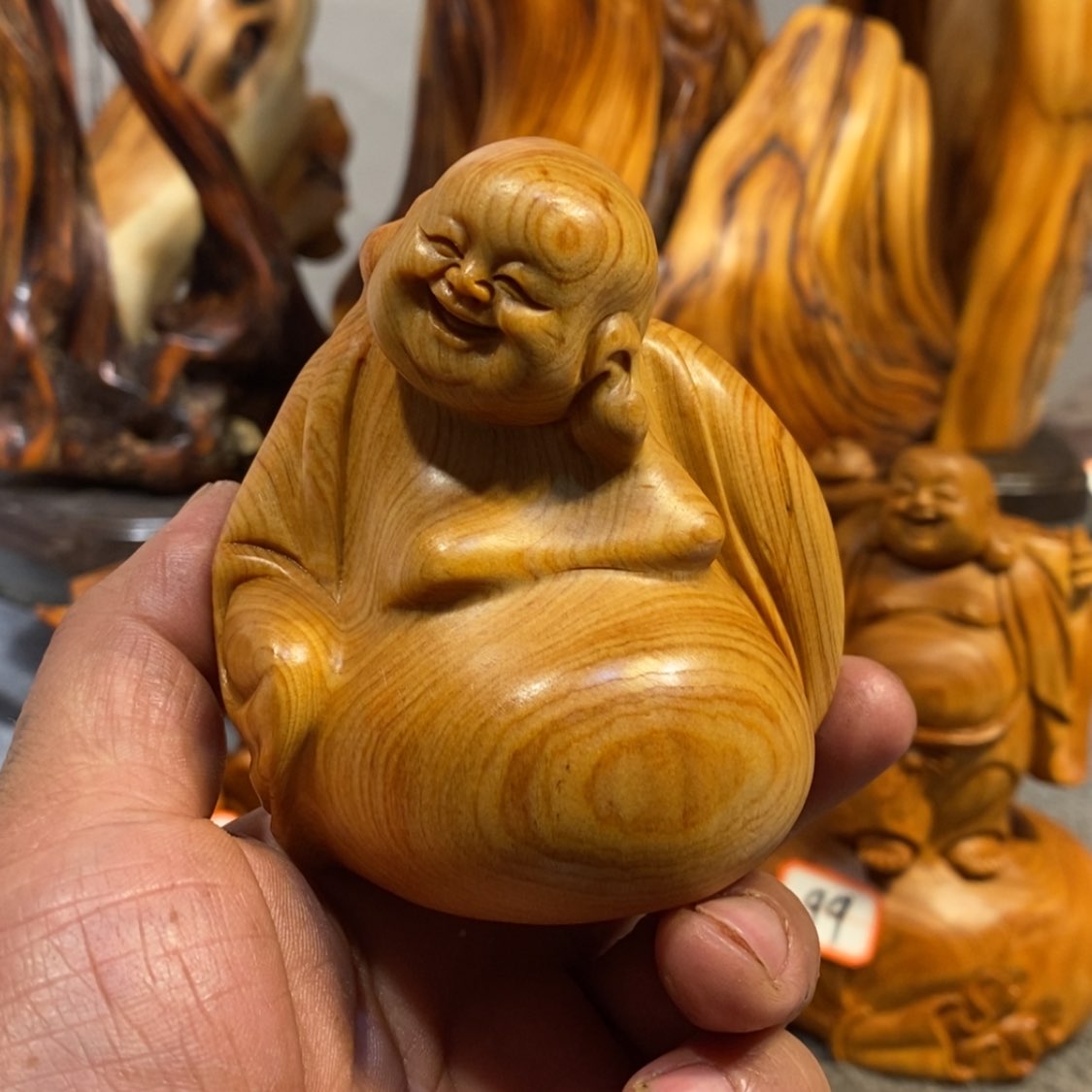 【闪购商品】柏木（崖柏）根雕木雕工艺品摆件家居买十送一手把件