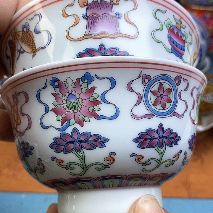 景德镇陶瓷藏式茶碗