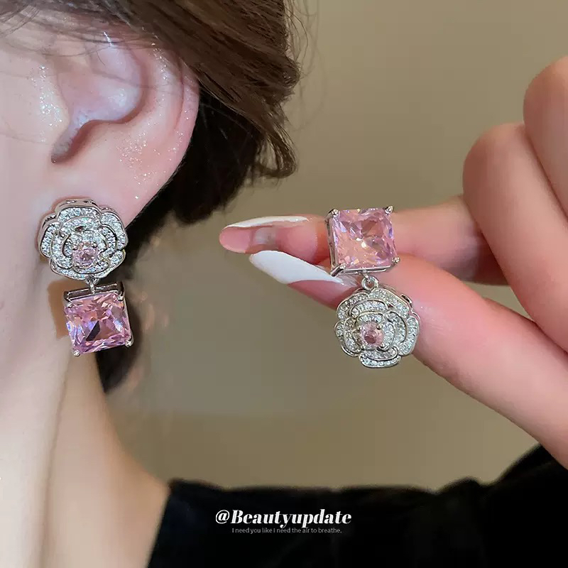 合金合成锆石耳饰 3951【相许】轻奢耳饰