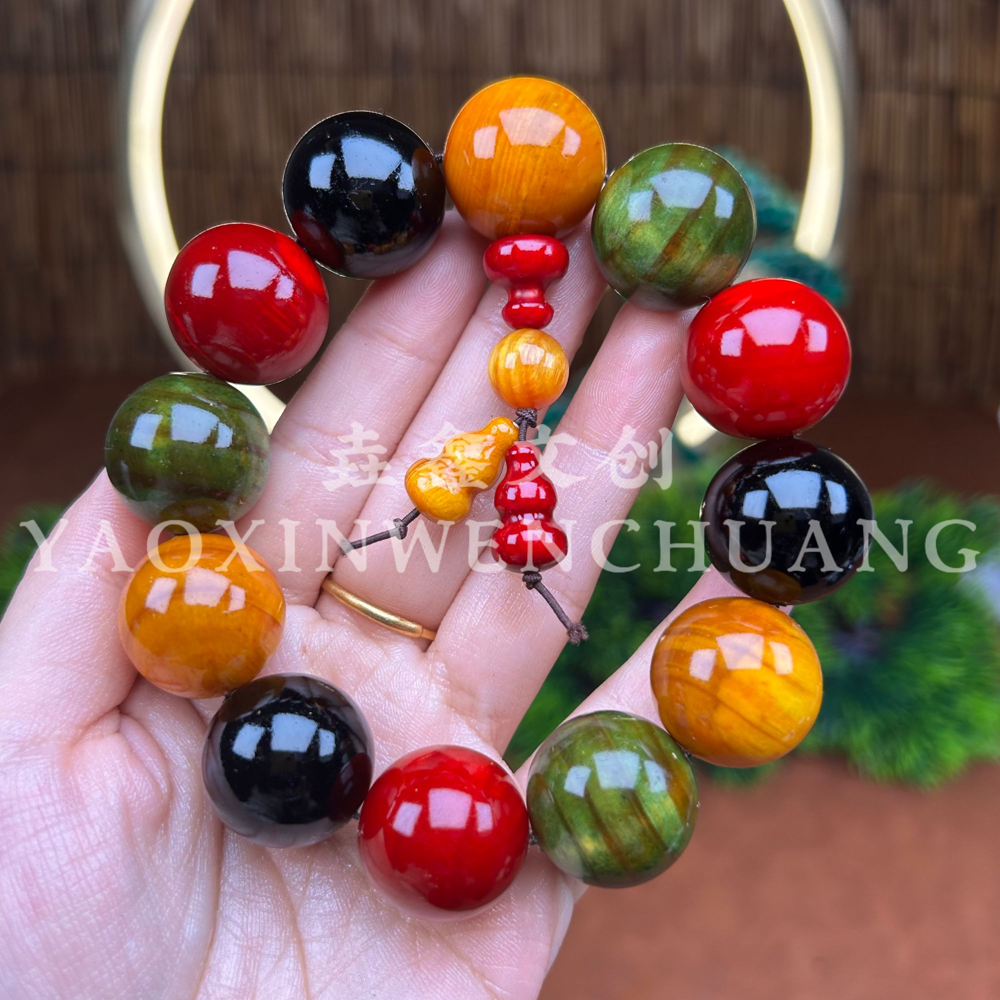 【垚鑫文创】2.0 多宝木手串【494】