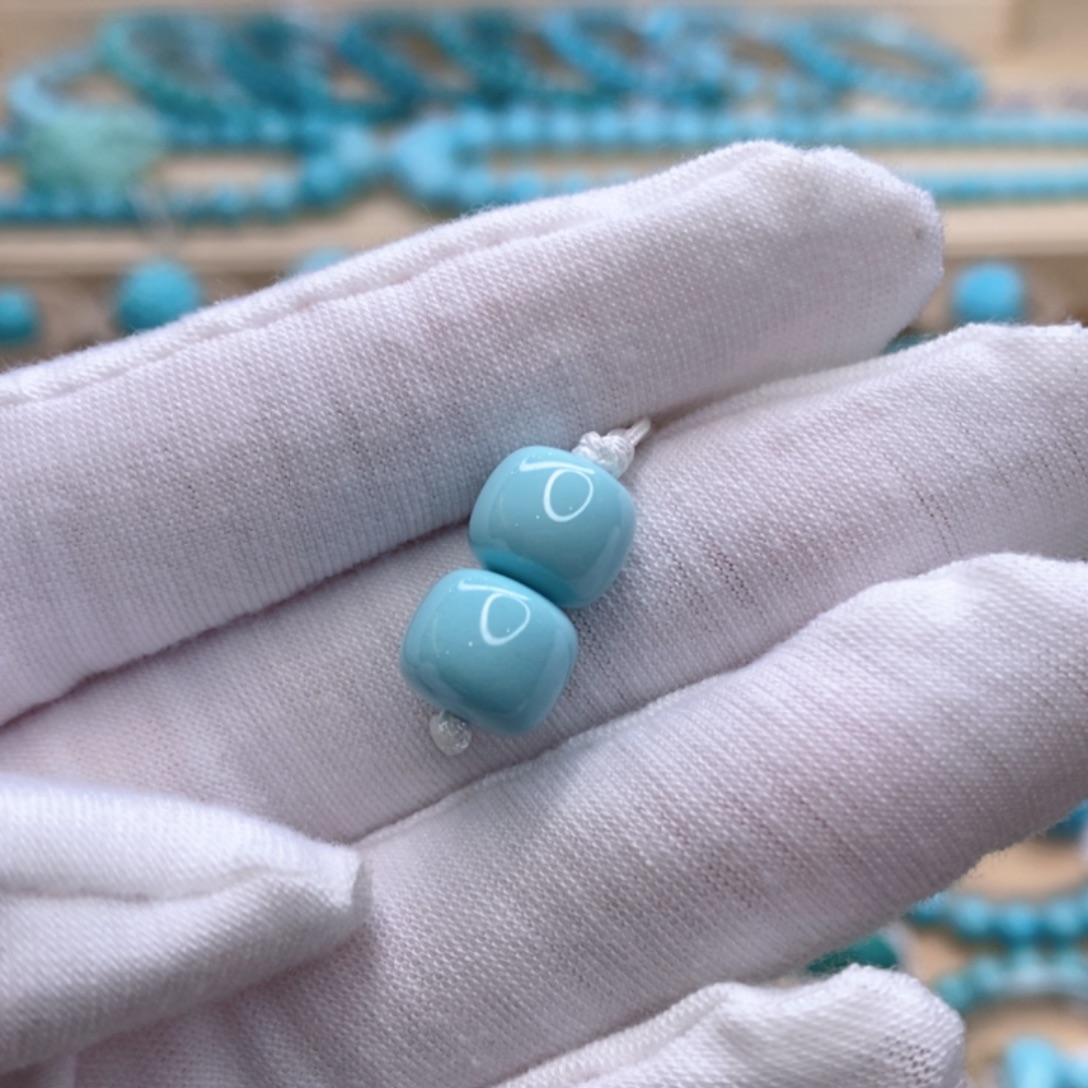 绿松石未镶嵌珠宝奇石9mm