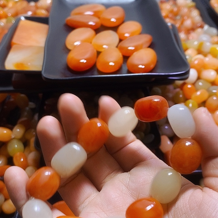 麻***店新疆金丝玉吊坠项链