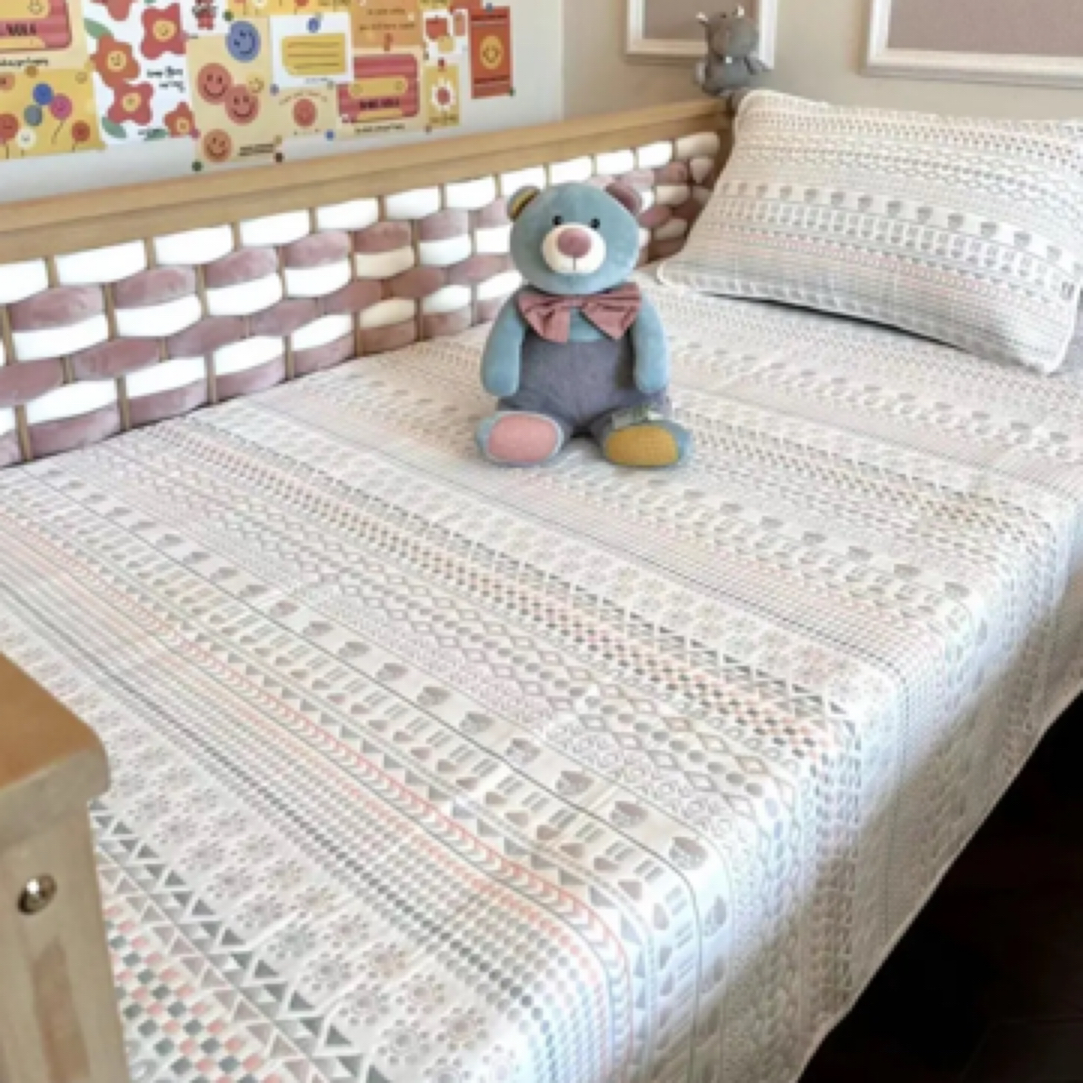 【1.2✖️2.2m】A类六层纯棉纱布软席床盖床单大尺寸纯棉四季可用床盖