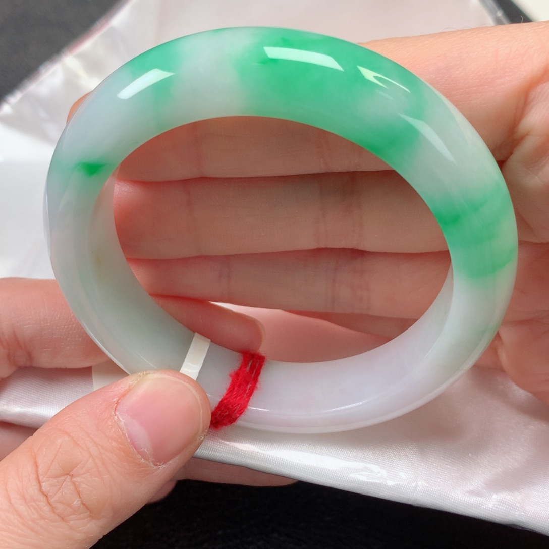 未镶嵌手镯翡翠缅甸天然翡翠手镯5354